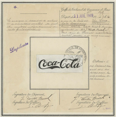 Copie INPI Coca-Cola Paris
