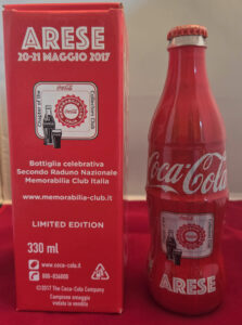 Bouteille en verre wrapped du club Italien